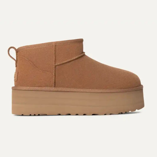 Classic Ultra Mini Platform Boot Chestnut